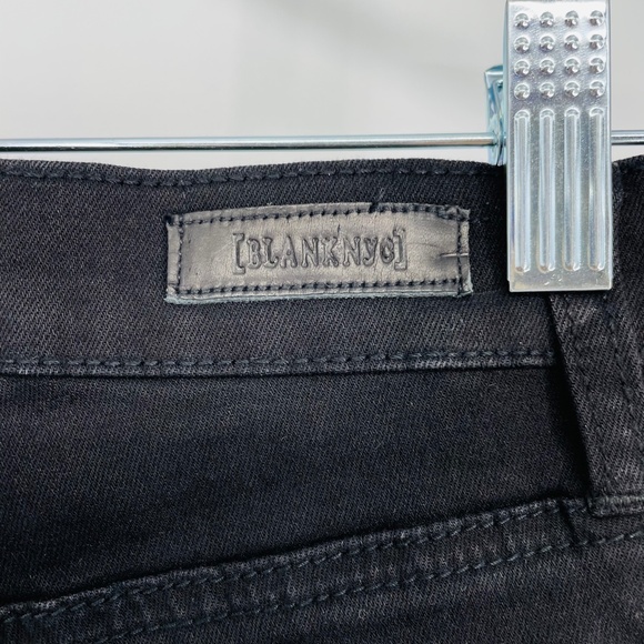 BlankNYC Black Skinny Jeans w/White Stripes B105 - Picture 10 of 13